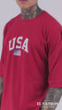 T-shirt Oversized USA - Red